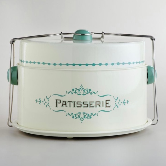 Other - Retro metal patisserie cake & pie carrier - 4 pieces